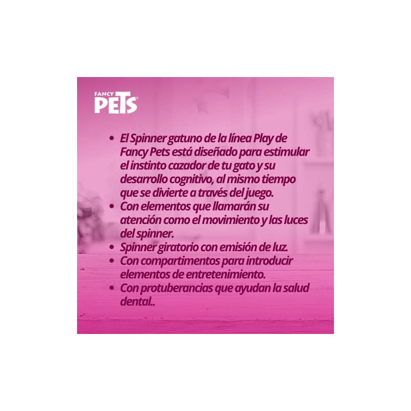 Fancy Pets Juguete Play Spinner con Catnip para Gato