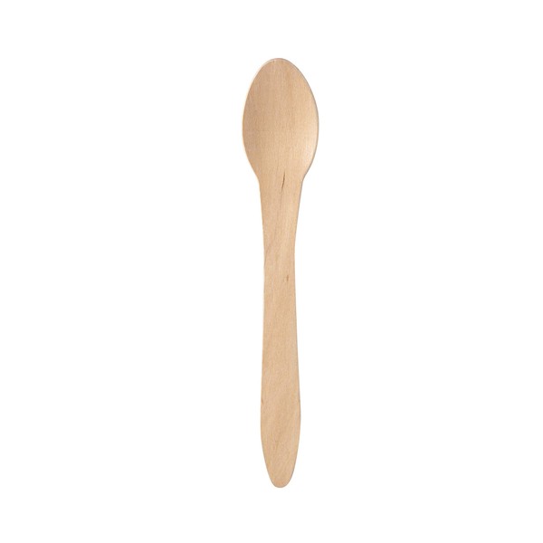 Duni 192423 Organic Wooden Spoons, Waxed, Birch Wood, Length Approx.