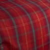 Christmas Tartan Check Woven Tablecloth Red & Gold Festiv Dining