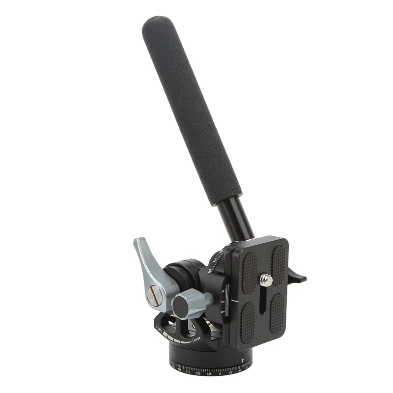 Video Tripod Head Aluminium Alloy Adjustable Portable Damping Stable Fluid