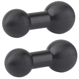 Rigdance Aluminum 20mm Ball to 17mm Ball Adapter Extension Connector, for Garmin and Other GPS Devices with 17mm Ball Connections, Compatible with Bulletpoint Dash Mount Arm (2PCS Pack)