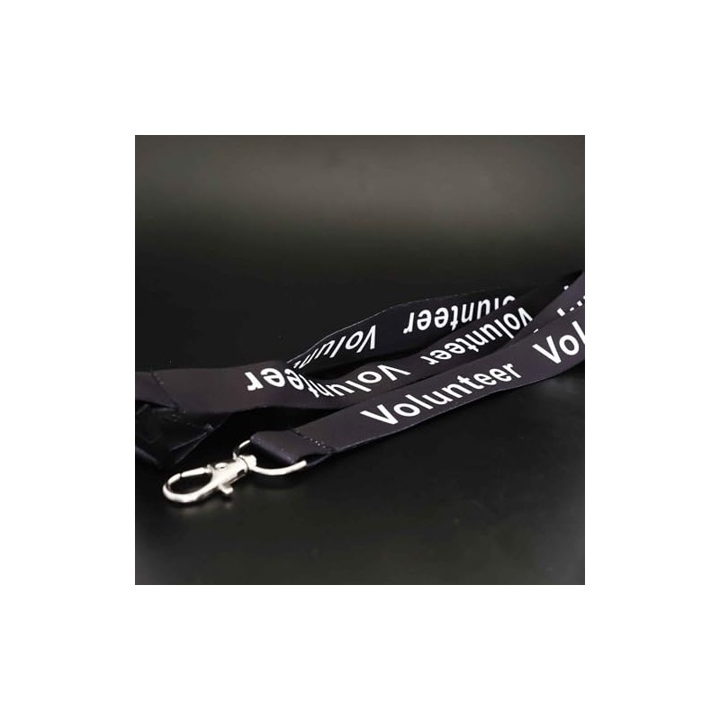 Volunteer Lanyards with Safety Break – 20mm Wide, Pack of