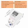 Digital Electric Energy Meter Single Phase DIN Rail Electricity Meter