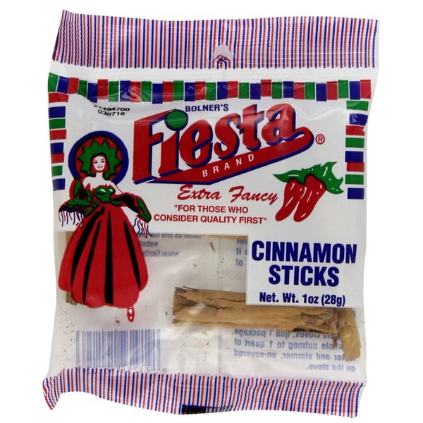Fiesta Cinnamon Sticks Bag, 1-Ounce (Pack of 12)