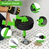 SYANSPAN Heavy Duty Dual Mode (Manual/Automatic) Plumbing Auger, Clog Remover
