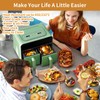 Taimler 150-Pack Air Fryer Liners Disposable (14x22cm) | Eco-Friendly Non-Stick