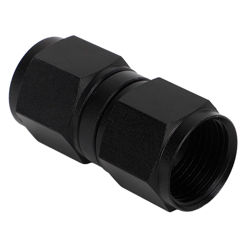 5PCS 10AN Fitting Adapter Black Female Straight Swivel Aluminum Alloy