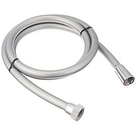 LIXIL INAX Shower Hose A-4215-16 Metal-Style Silver Hose, 5.9 ft (1.6 m)