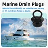 Sxkxm PVC Push-in Boat Drain Plug Compatible with T. H.