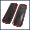 INFINAUTO 2 Pcs Black Rubber Car Front Rear Bumper Protector