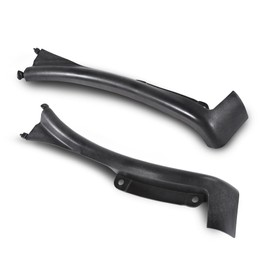 PIT66 Pair Fender Extensions Trim Front Driver & Passenger Side Lower Compatible with 1996-2014 Chevy Express GMC Savana 1500