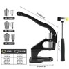 Grommet Machine Eyelet Hand Press Punch Tool 3 Dies 3000