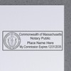 Massachusetts Notary Public Stamp - Portable, State Board Compliant Notary