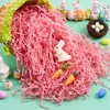 JOYIN 8oz Easter Grass, Pure Pink Recyclable Paper Grass, Shred