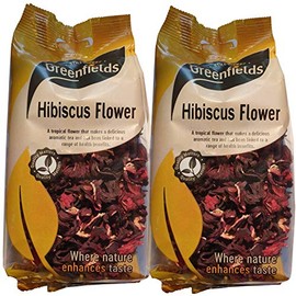 Hibiscus Flower Herbal Tea / Sorrel Tea - 2 x 65g Bag - Greenfields