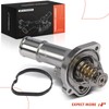 A-Premium Engine Coolant Thermostat Housing Assembly Compatible with Ford Focus