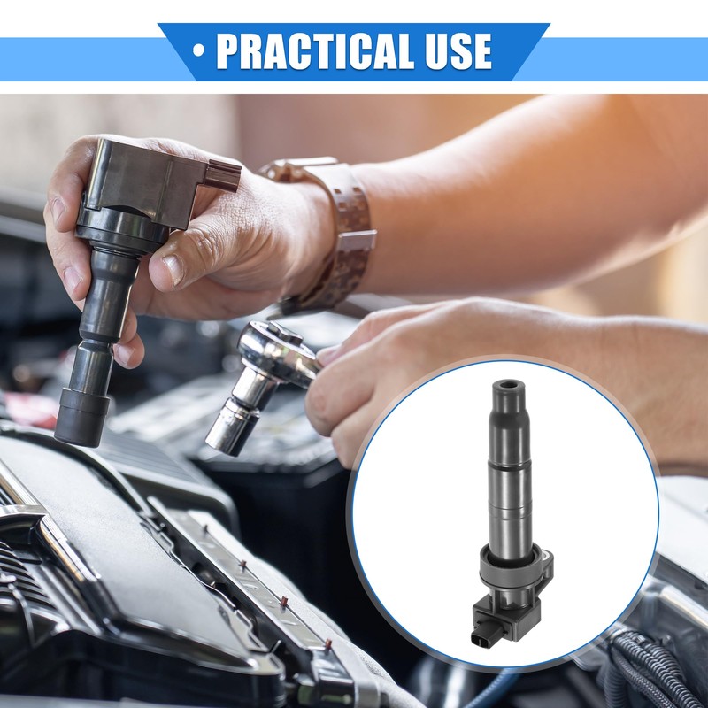 A ABSOPRO Car Ignition Coil Compatible with Hyundai Sonata 2006-2010,