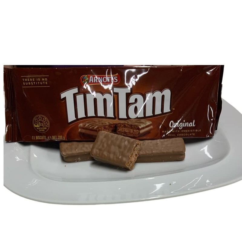 Tim Tam Original Chocolate Biscuit Cookie 200g (Pack of 4)