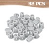 Sourcing Map 32PCS 6mm(1/4") Light Gray Plastic Hole Plugs, Flush