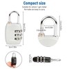 Combination Padlock, 6Pack Luggage Locks Code Padlock, 3 Digit Outdoor