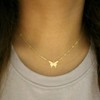 HUASAI Butterfly Pendant Necklace for Women
