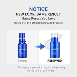 medicube Exosome Shot Zero 7,500 PPM Spicule Facial Serum | Liquid Skin Booster Serum | Exosome, AHA+BHA+PHA | Pore Care, Dead Skin Cells, Skin Textur
