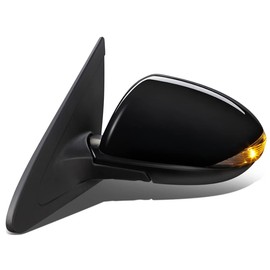 MA1320202 Factory Style Driver Left Side Mirror - Manual Folding | Power Adjust | Turn Signal | Blind Spot Detection - Compatible with Mazda 3 12-13, Paint to Match