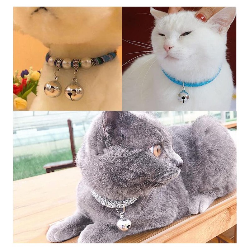 YFFSFDC 6pcs Bells Dog Cat Collar Accessories 16mm Diameter for
