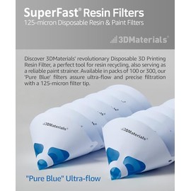 3DMaterials SuperFilter 300 pcs, Disposable Filter, 3D Printer Resin and Paint Strainer, Made in Korea by 3DMaterials