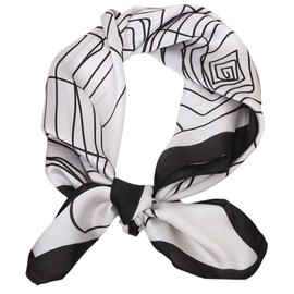 FAIRYGATE Womens Scarves Ladies Scarfs Silk Satin Square Hair Head Scarf Neckerchief for Women Headscarf A2111