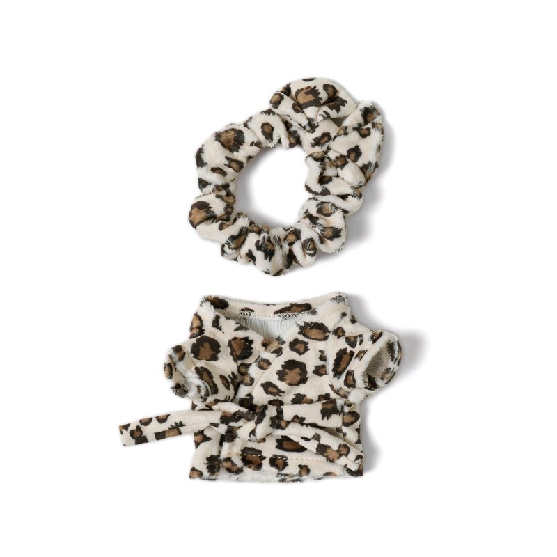 Wigo Women's Nui Bathrobe Set (Leopard) 5.9 inches (15 cm),