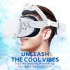 DESTEK Cooling Face Pad Compatible with Oculus Quest 2, Soft