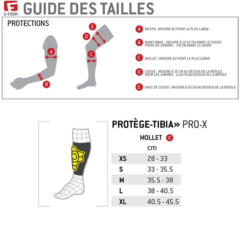 G-Form Shin Protection Pad - Yellow, X-Large