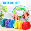 Blasting Health Marble Retainer Cases with Labels - Pack of