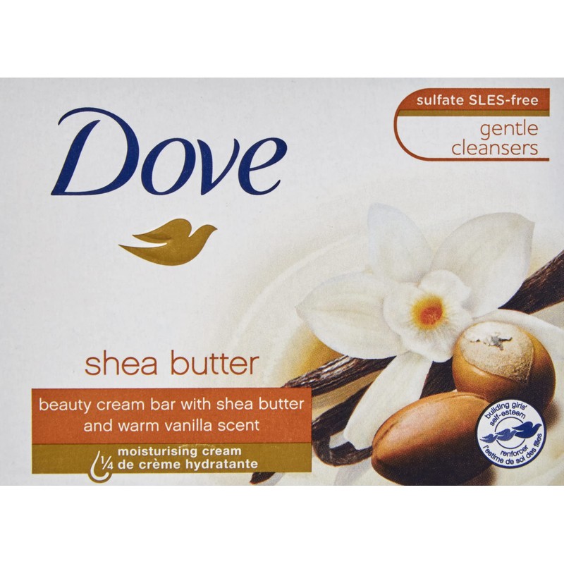 Dove Rein Shea Butter Pampering Program Soap Bar 4 x