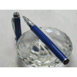 Jinhao GORGEOUS HIGH QUALITY SLIM JINHAO BLUE ROLLER BALL PEN WITH CRYSTALS ON TOP