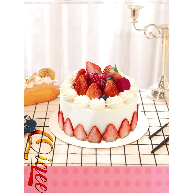 qiqee 40-Packs Cake Boards Round 10 Inch White Circles Rounds