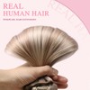 Pinkpearl Clip in Hair Extensions #18P1000 Ash Blonde Highlighted Gray