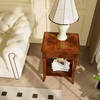 Cherry Wood End Tables Side Tables for Living Room, Solid