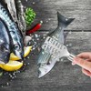 Fish Scaler Remover Fish Scaler Brush with 58 Stainless Steel
