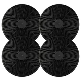 vhbw 4 x Activated Carbon Filters Compatible with PKM S25-60 ABTH, KHU-603, RH-6004, RH-6090, RH-9090 S, S20-60 ABTY Cooker Hood - 17.5 cm