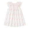 Simplee kids Baby Girl Ruffle Sleeve Dress Floral Smocked Dresses
