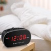Westclox Simple Digital Alarm Clock LED Display Easy to Operate