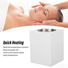 YUYTE Massage Oil Bottle Warmer, Single Bottle Automatic Adjusted Temperature Compact , Single Bottle Automatic Adjusted Temperature Compact Lotion Warm Heater for Salon or Home