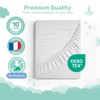 Waterproof Single Mattress Protector 90x190cm with 30cm Deep Pocket -
