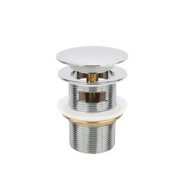 Chrome Freestanding Bathtub Drain Stopper, Compatible with Drain Kit