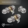 LION TOOLS -Cerradura Chapa Perilla Puerta Baño Acero Inoxidable 2