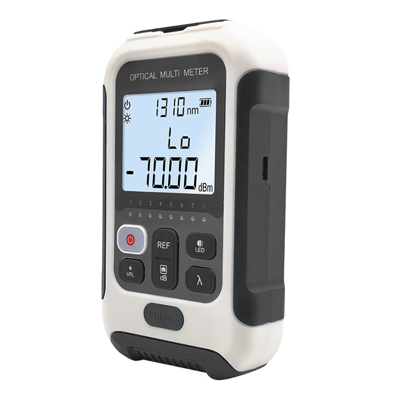 Handheld Optical Multimeter High Accuracy Rechargeable Optical Power Meter Fiber