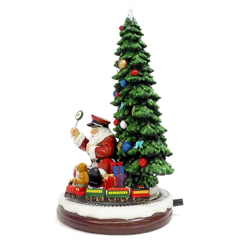 Roman Christmas Inc., Amusements Collection, 13" H MUS LED Santa