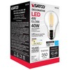 Satco 4-Watt LED E26 Light Bulb, 3000K, 15000 Hour Rating,